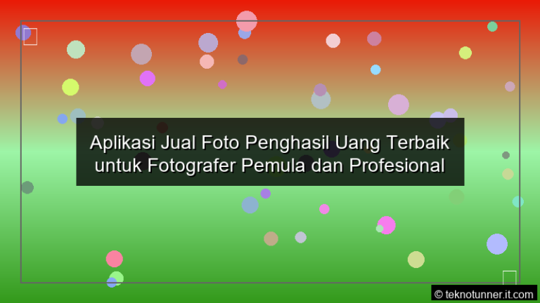 foto Aplikasi Jual Foto Penghasil Uang Terbaik untuk Fotografer Pemula dan Profesional