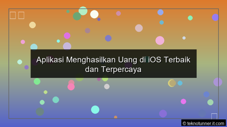 ilustrasi Aplikasi Menghasilkan Uang di iOS Terbaik dan Terpercaya