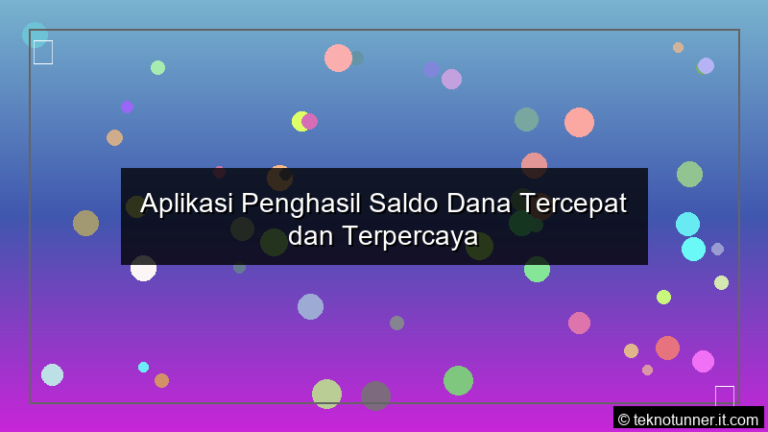 desain Aplikasi Penghasil Saldo Dana Tercepat dan Terpercaya